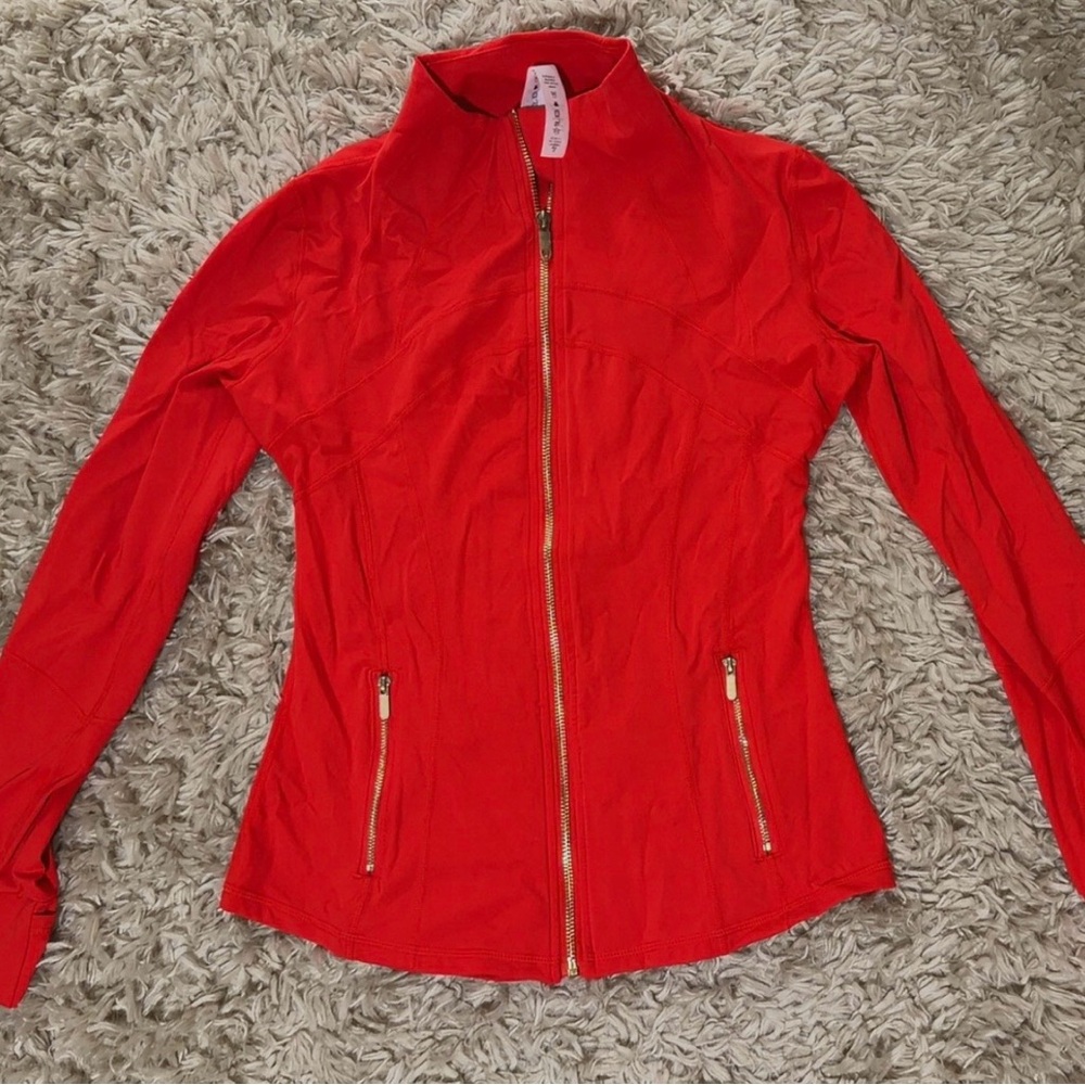 Gold zipper jacket